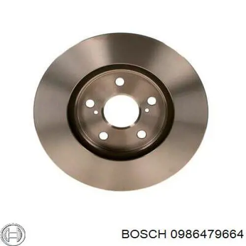Диск переднього гальма Bosch 0986479664 ціна, від 37.49 USD