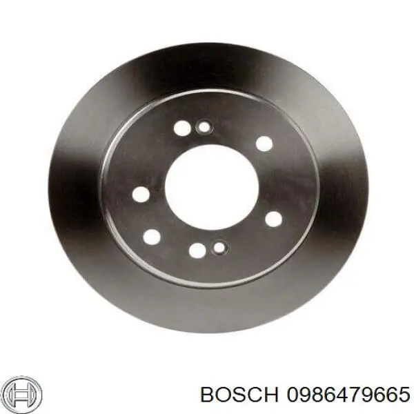 Диск гальмівний задній 0986479665 Bosch