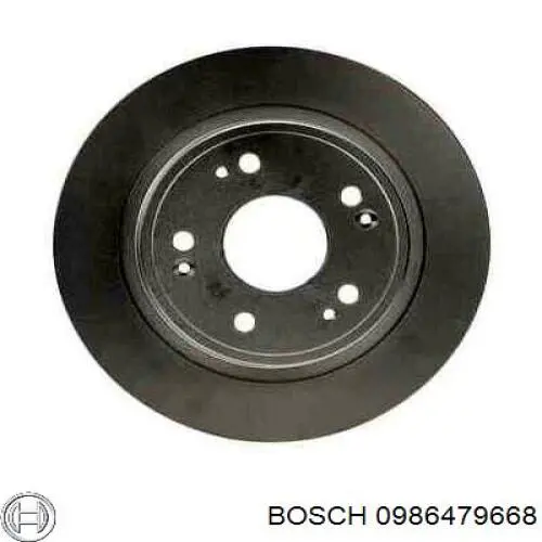 Диск переднього гальма Bosch 0986479668 ціна, від 52.26 USD