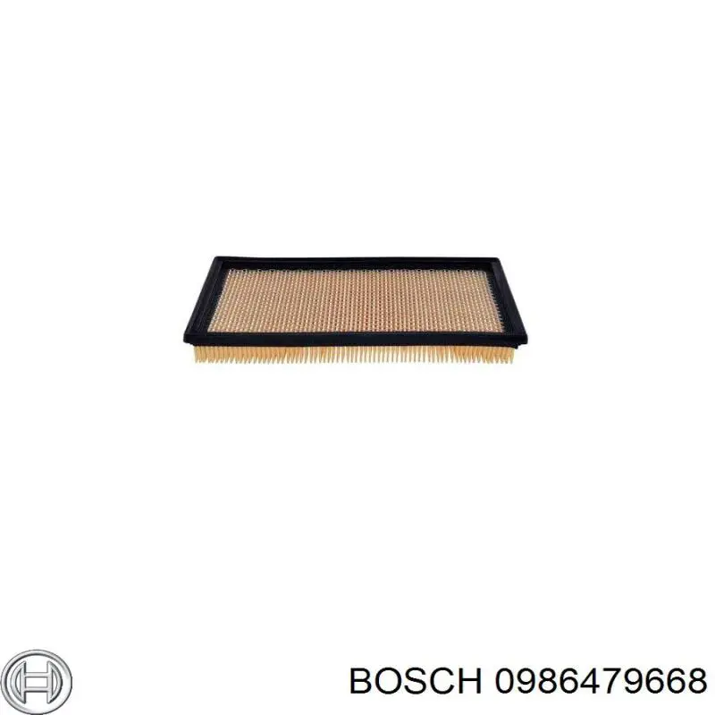 Диск гальмівний передній Bosch 0986479668