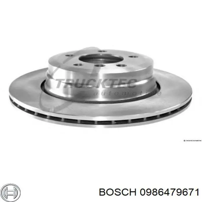 0986479671 Bosch Дискові гальма