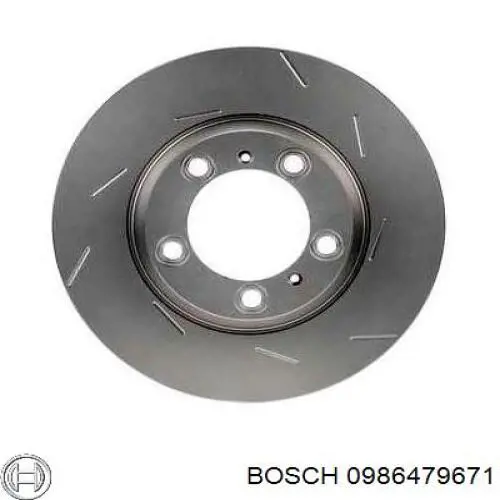 Купити 0986479671 Bosch Диск заднього гальма
