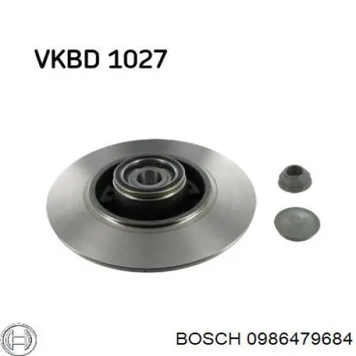 0986479684 Bosch Дискові гальма
