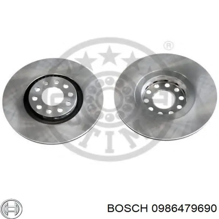 Купити 0986479690 Bosch Ротор гальмівний