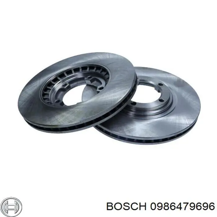 Гальмівні диски передні 0986479696 Bosch