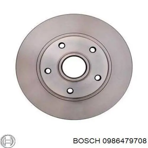 Диск гальмівний задній 0986479708 Bosch