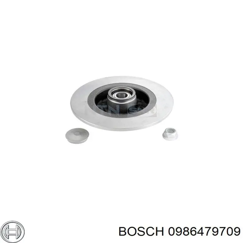 Купити 0986479709 Bosch Диск заднього гальма