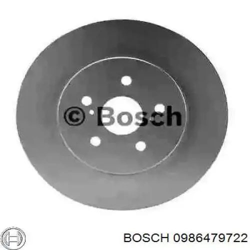 Диск переднього гальма Bosch 0986479722 ціна, від 49.89 USD