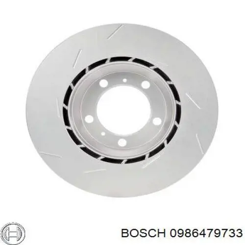 Диск гальмівний задній 0986479733 Bosch