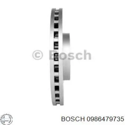0986479735 Bosch диск гальмівний передній