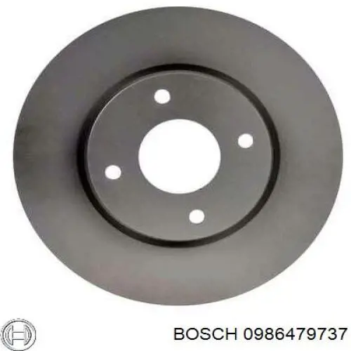 0986479737 Bosch диск гальмівний передній