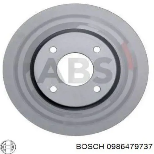 Купити 0986479737 Bosch Ротор гальмівний