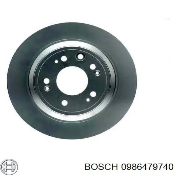 Купити 0986479740 Bosch Диск заднього гальма