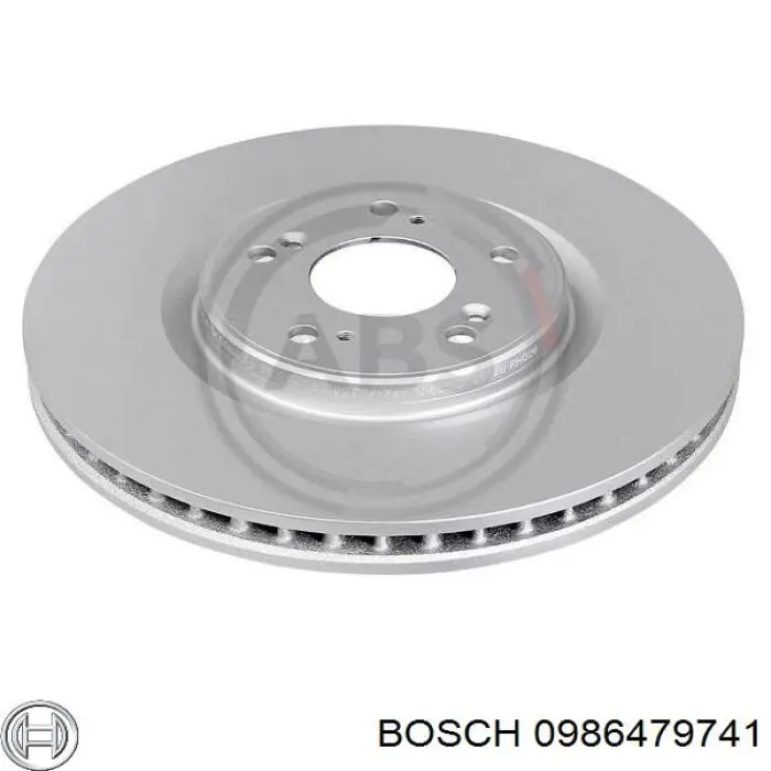 Диск переднього гальма Bosch 0986479741 ціна, від 54.19 USD
