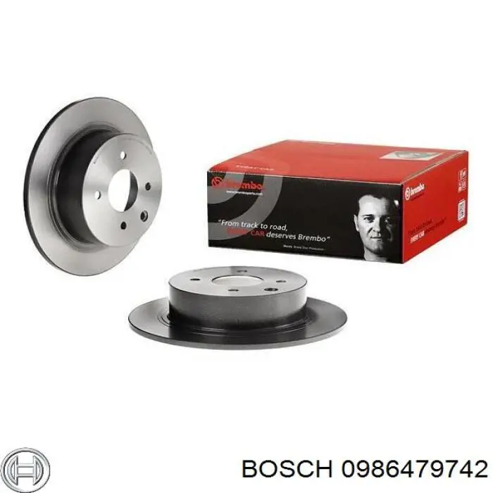 Гальмівні диски 0986479742 Bosch