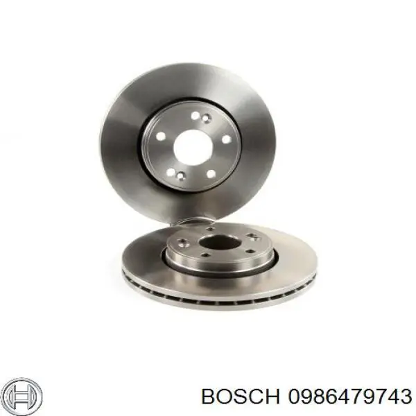 Гальмівні диски передні 0986479743 Bosch