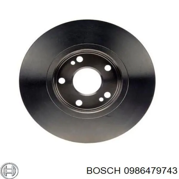 0986479743 Bosch Гальмо дискове переднє