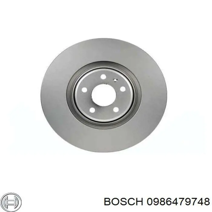 0986479748 Bosch диск гальмівний передній