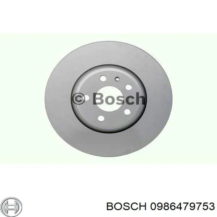 0986479753 Bosch диск гальмівний передній
