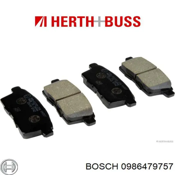 Купити 0986479757 Bosch Диск заднього гальма