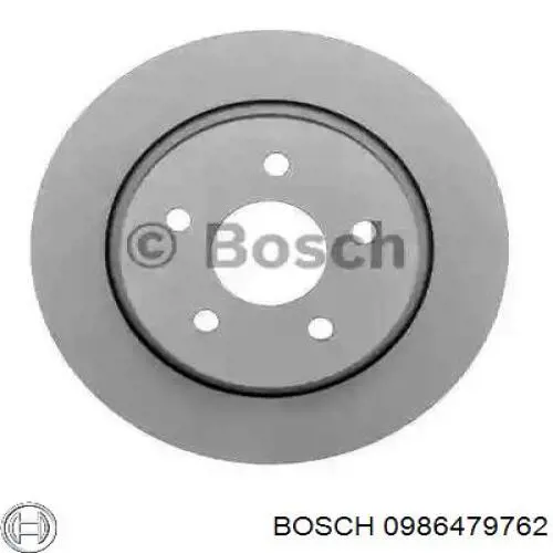 Диск гальмівний задній 0986479762 Bosch