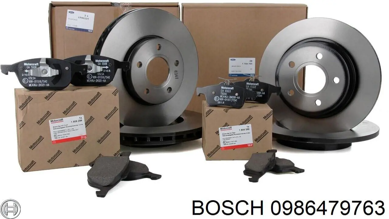 Купити 0986479763 Bosch Диск заднього гальма