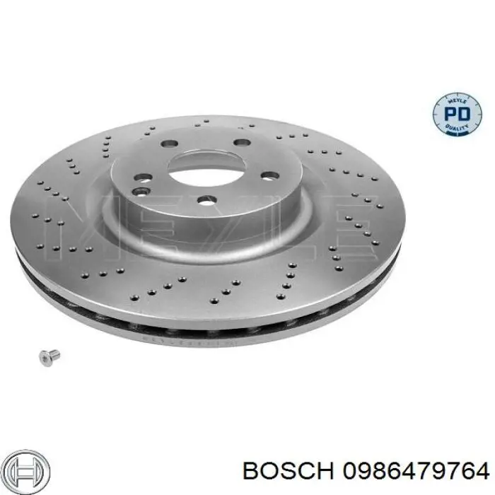 Гальмівні диски передні 0986479764 Bosch