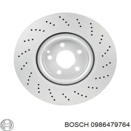Диск переднього гальма Bosch 0986479764 ціна, від 80.42 USD