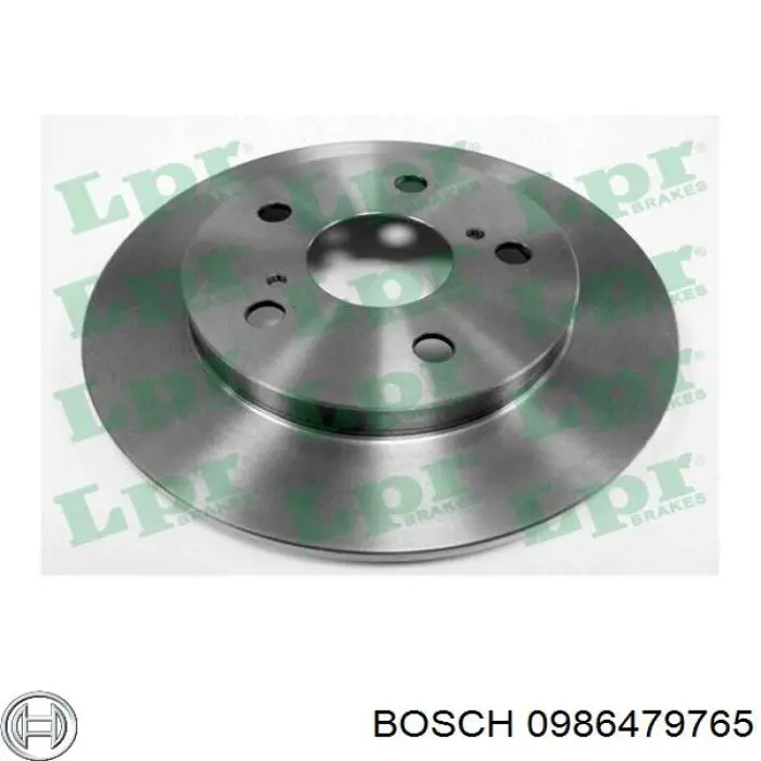 Гальмівні диски 0986479765 Bosch