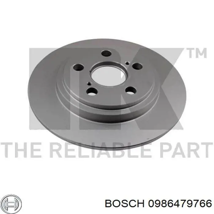 Задні дискові гальма Bosch 0986479766 ціна, від 43.14 USD