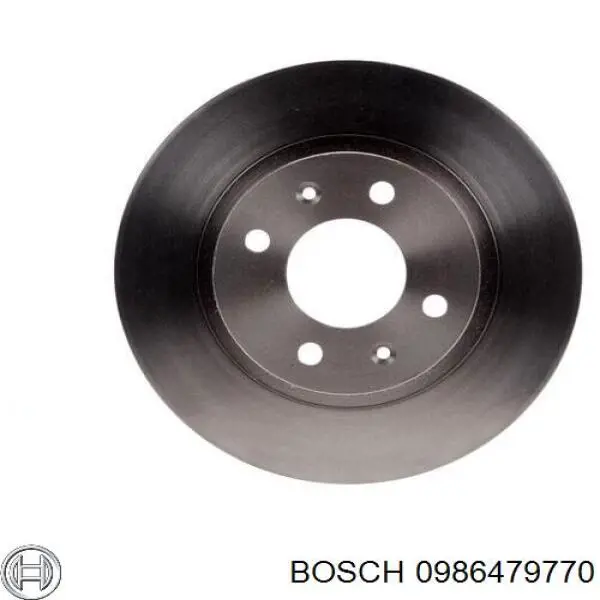 0986479770 Bosch диск гальмівний передній