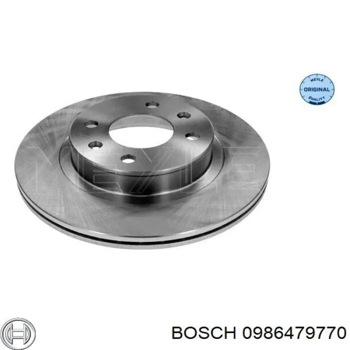 Гальмівні диски передні 0986479770 Bosch