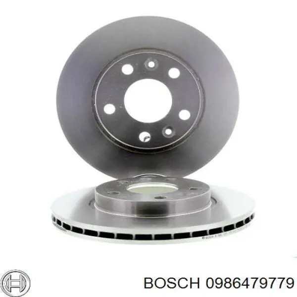 Гальмівні диски передні 0986479779 Bosch