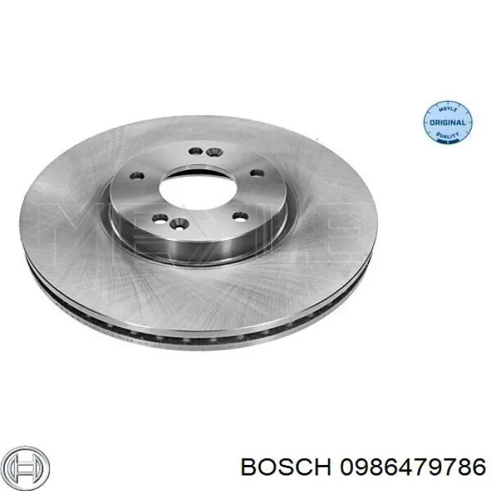 0986479786 Bosch Гальмо дискове переднє