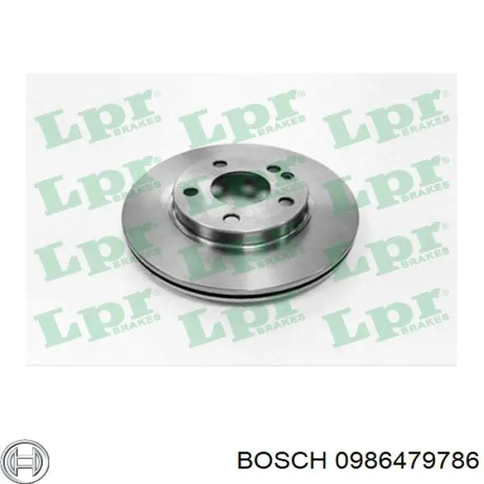 Купити 0986479786 Bosch Ротор гальмівний