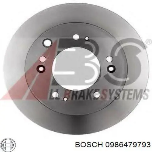 Гальмівні диски 0986479793 Bosch