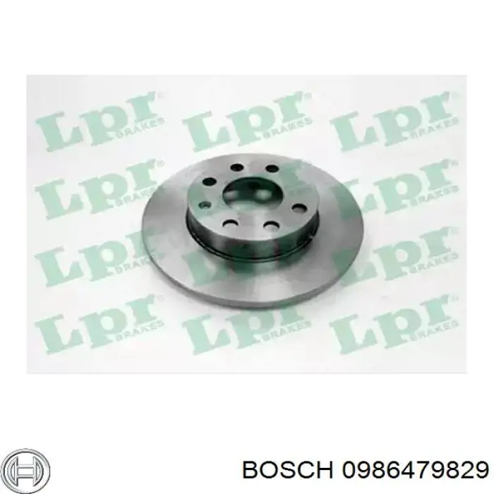 0986479829 Bosch диск гальмівний передній