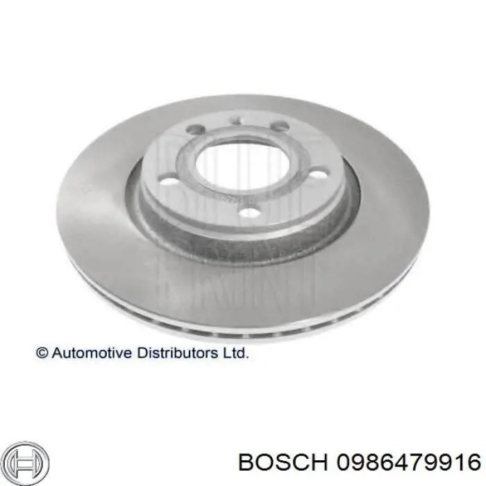 Диск переднього гальма Bosch 0986479916 ціна, від 37.74 USD