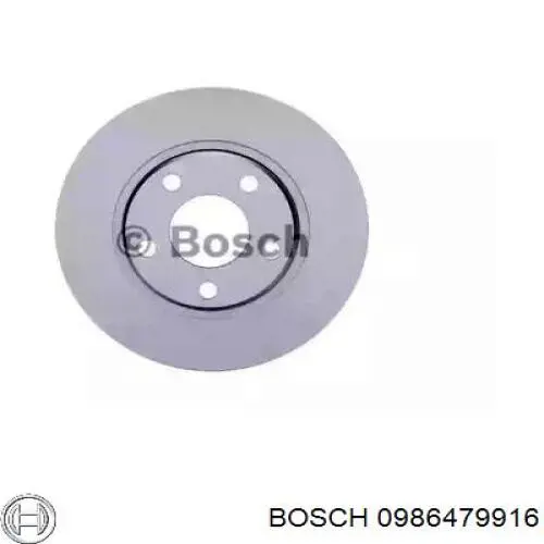 Гальмівні диски передні 0986479916 Bosch