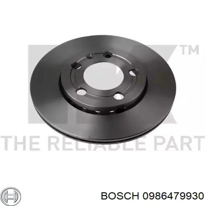 Купити 0986479930 Bosch Ротор гальмівний