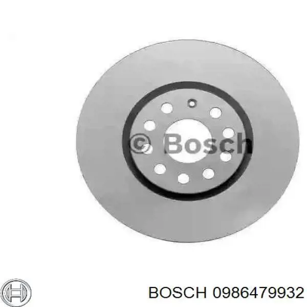 0986479932 Bosch диск гальмівний передній