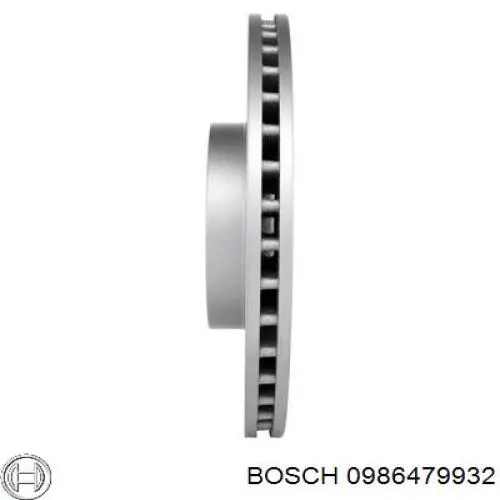 Гальмівні диски передні 0986479932 Bosch