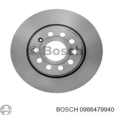 Купити 0986479940 Bosch Ротор гальмівний
