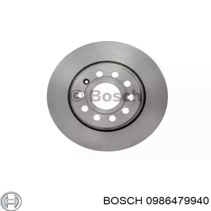 0986479940 Bosch диск гальмівний передній