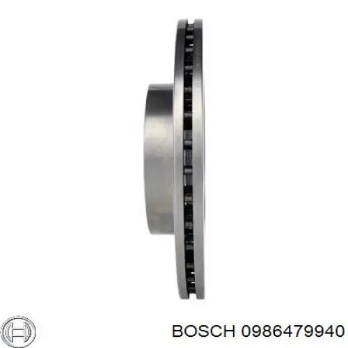 Диск гальмівний передній Bosch 0986479940