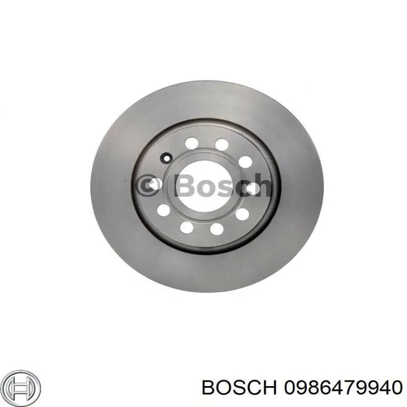 Диск переднього гальма Bosch 0986479940 ціна, від 36.55 USD