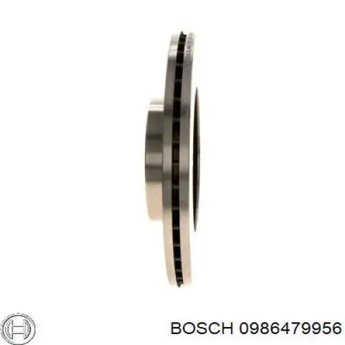 0986479956 Bosch диск гальмівний передній
