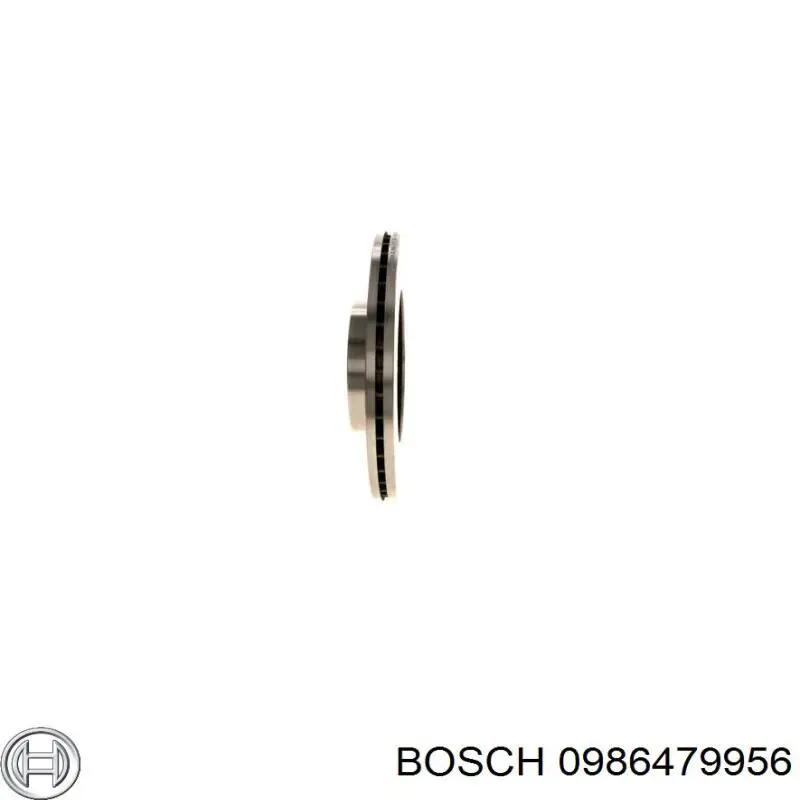 Диск гальмівний передній Bosch 0986479956
