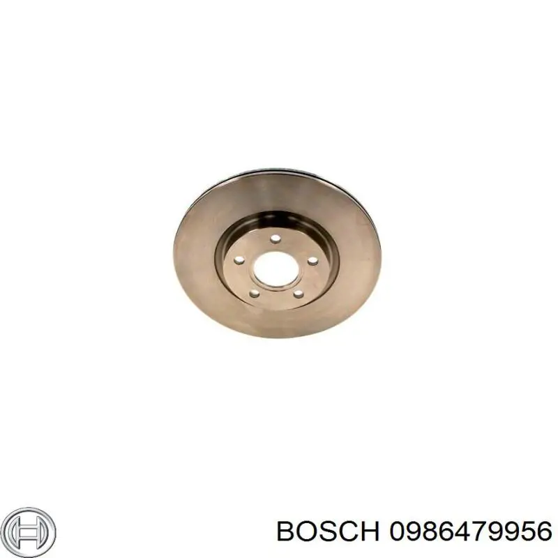 0986479956 Bosch Гальмо дискове переднє