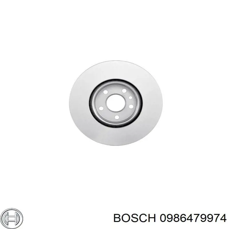 0986479974 Bosch диск гальмівний передній